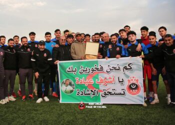 إستقبال الأبطال لعبادة عقب عودته لأولمبي الشلف